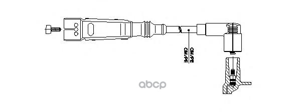 Провод высоковольтный Audi/VW 70cm BREMI арт. 111/70