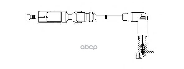 Провод высоковольтный Audi/Seat/Skoda/VW BREMI арт. 162/47