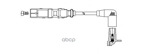 Провод высоковольтный Audi/Seat/Skoda/VW BREMI арт. 162/66
