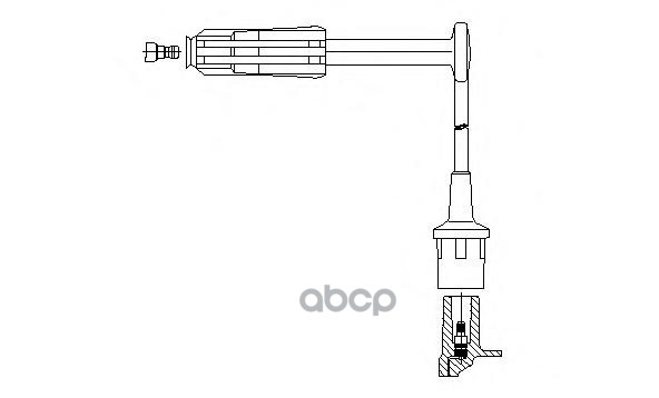 Провода В/В К-Т Mercedes 33Cm BREMI арт. 166/33