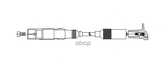 Провод высоковольтный Audi/Seat/VW 70cm BREMI арт. 171/70