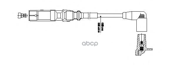 Провод Высоковольтный Audi/Seat/Skoda/Vw BREMI арт. 1a32e78