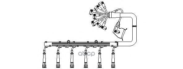 Провода В/В К-Т Bmw 6Сyl E30 BREMI арт. 784a100