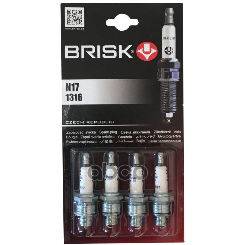 свеча зажигания Renault 4 1.1 50-59, VW Kafer 1.2/1.3 70-80 BRISK 1316 BRISK арт. 1316