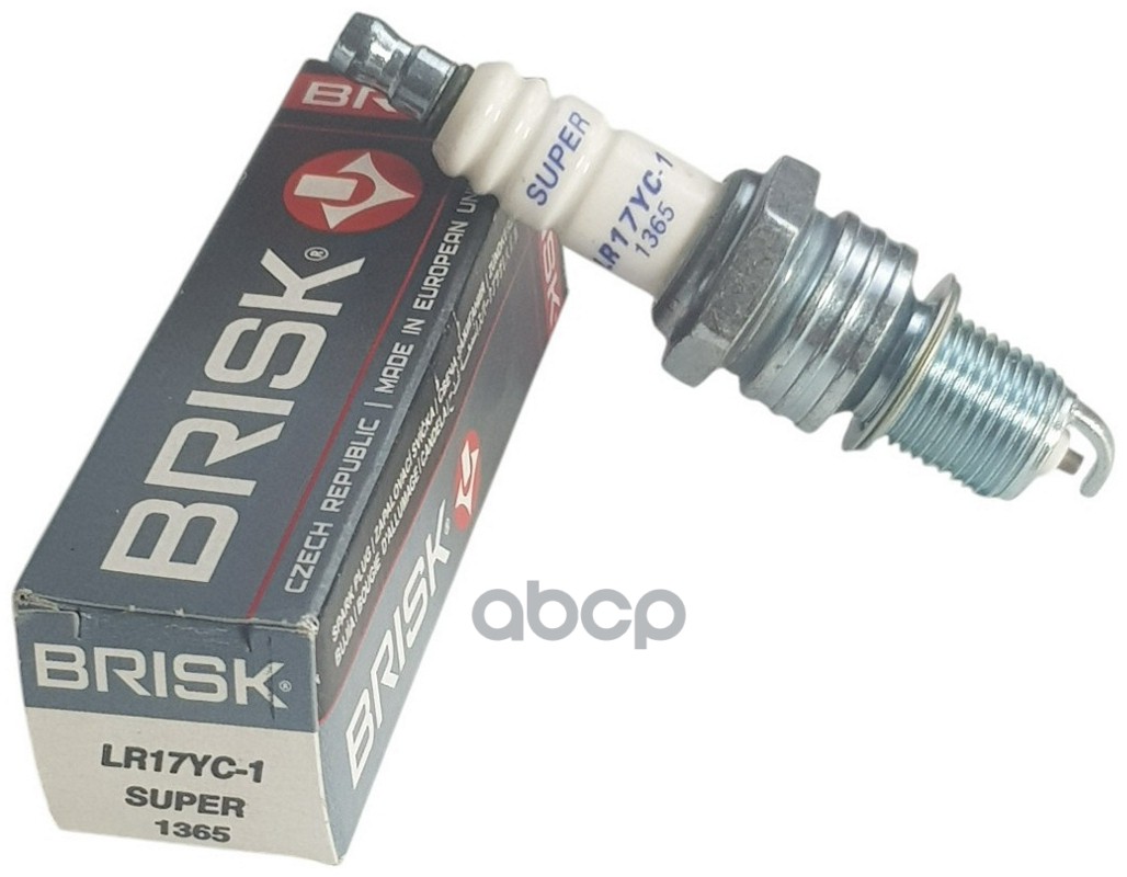 Свеча зажигания SUPER R LR17YC1 (1365) BRISK арт. LR17YC1