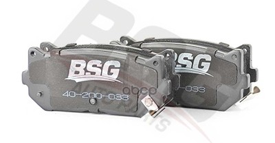 Колодки тормозные KIA SHUMA/CLARUS/CARENS 1998- зад BSG AUTO PARTS арт. bsg40-200-033