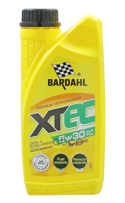 Bardahl Масло моторное синтетическое BARDAHL XTEC 5W-30 RC 1л 33021