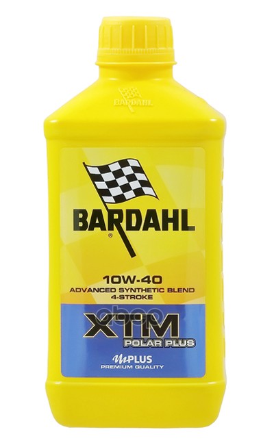 10W-40 Xtm Polar Plus Sl, Jaso Ma Moto 4T 1Л (Синт. Моторное Масло) Bardahl арт. 339039
