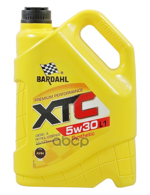 Моторное масло XTC 5W30 L1 син. (5л) Bardahl арт. 35713