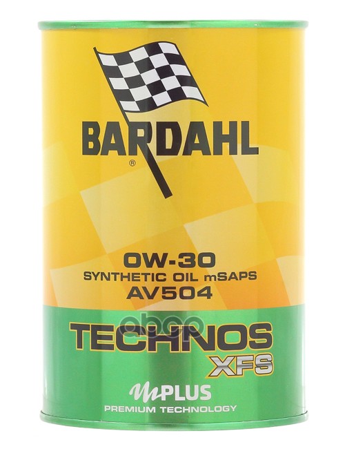 Bardahl 0W30 C3/Vw 504-507 C60 Technos Xfs Av504 1Л (Специализированное Синт. Моторное Масло)