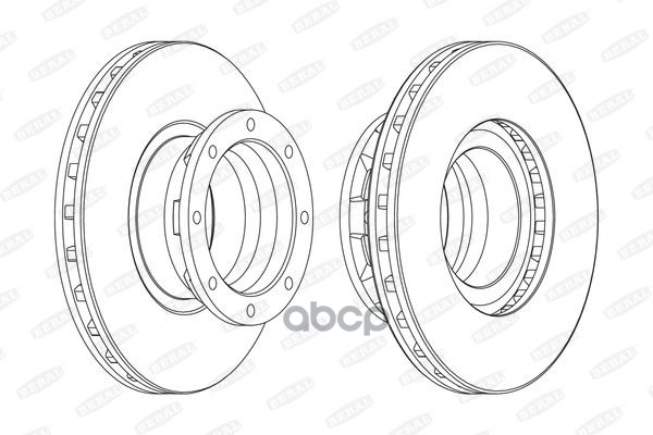 Диск Тормозной 335*34*111 Mb Atego Beral арт. BCR187A