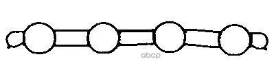 Прокладка Коллектора Rov 100/200/400 1.4 16V 90- Впуск Bga арт. MG4592