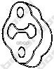 Резинка глушителя NISSAN Almera (N15)/Primera (P10)/Maxima (A32) BOSAL 255-623 Bosal арт. 255-623
