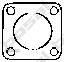 Прокладка выхлопной системы JEEP Cherokee II 84-01 mot.2,1D BOSAL 256-574 Bosal арт. 256-574