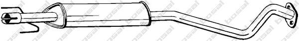Глушитель Средняя Часть Bosal арт. 284365