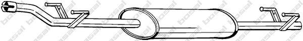 Глушитель Средняя Часть Bosal арт. 288231