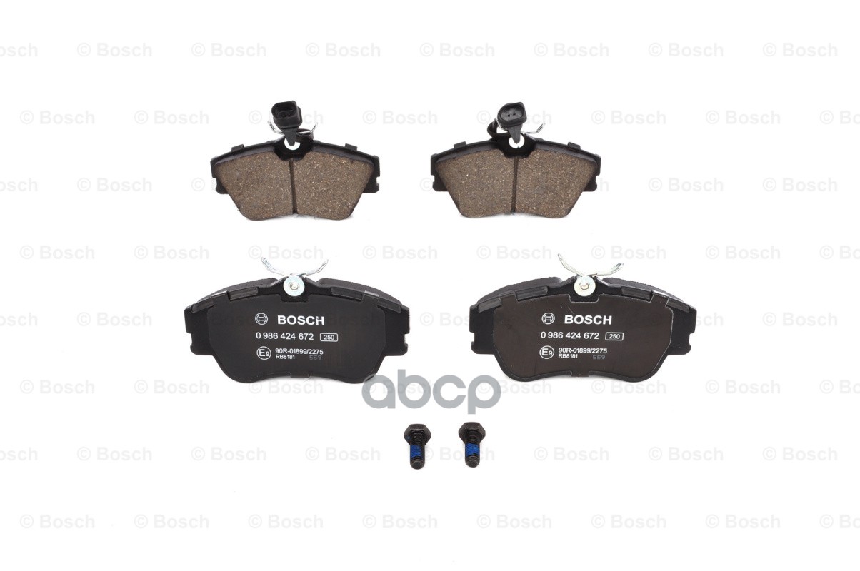 Колодки Тормозные Дисковые | Перед | Bosch арт. 0986424672