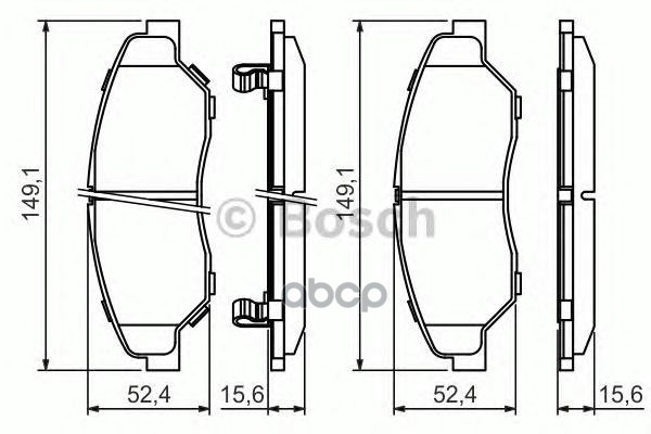 Колодки Тормозные Дисковые Передн Kia: Retona (Ce) 2.0 16V/2.0 Td 99-, Sportage (K00) 2.0/2.0 4Wd/2.0 Td 4Wd/2.0 I 16V/2.0 I ...