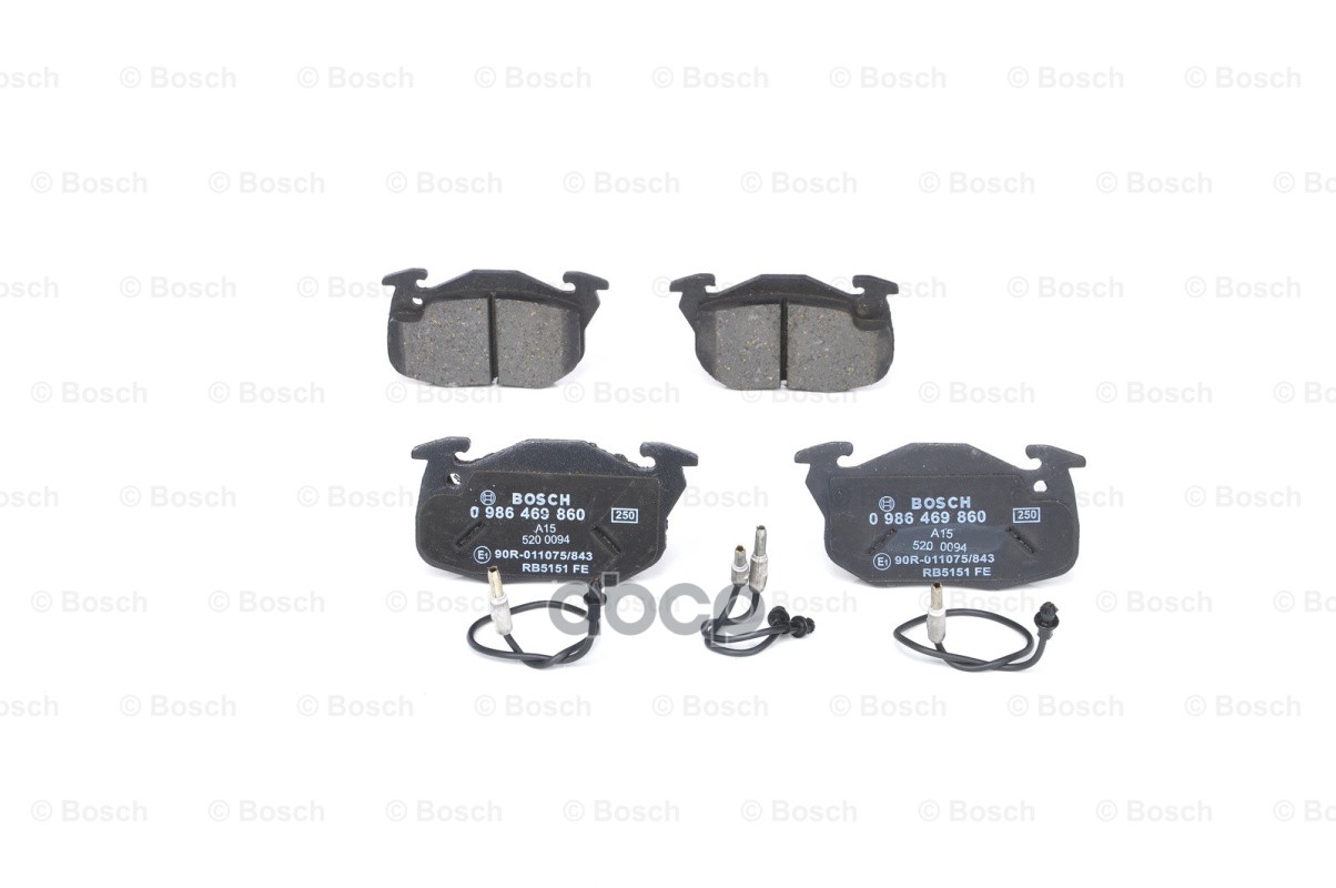 Колодки Тормозные Дисковые | Перед | Bosch арт. 0986469860