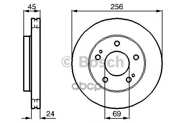 Диск Тормозной Bosch арт. 0986478708