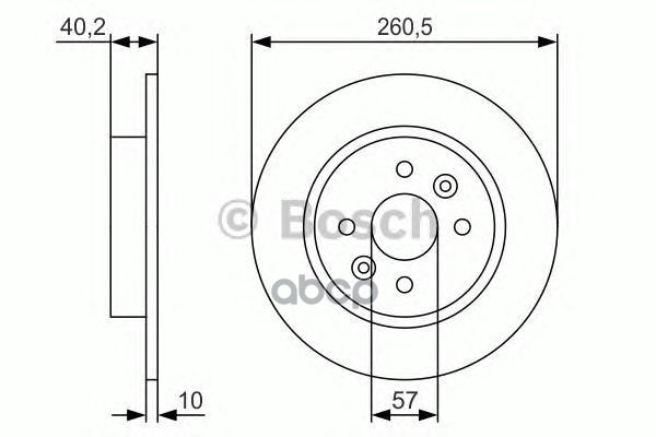 Диск Тормозной Задн Bosch арт. 0986479S85