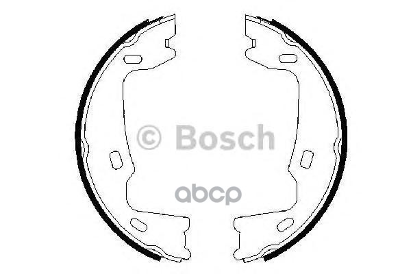 Колодки Торм Барабан Opel Astra F  Vectra A  B  Omega B  Saab 900 Ii  9- Bosch арт. 0986487214