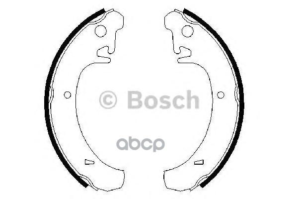 Колодки тормозные барабанные Bosch арт. 0986487219