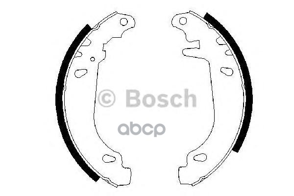 Колодки Тормозные Барабанные  | Зад | Bosch арт. 0986487346