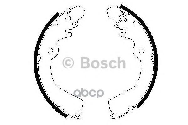 Колодки Тормозные Барабанные | Зад | Bosch арт. 0986487451