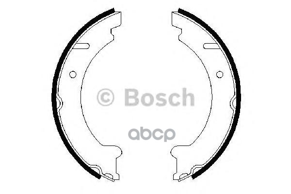 Колодки Тормозные Барабанные Bosch арт. 0986487548