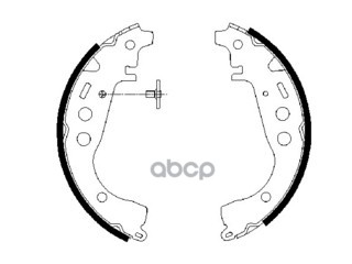 Колодки Тормозные Барабанные Toyota: Corolla 01-07, Corolla 01-08, Corolla 01-07, Iq 08-, Prius 03-09, Vios/Yaris 07-, Yaris ...