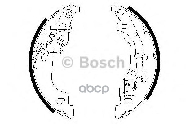 Колодки Торм Барабан К-Т Fiat Punto 99- Bosch арт. 0986487597