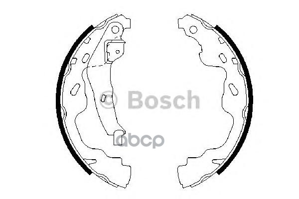 Колодки тормозные барабанные Bosch арт. 0986487665