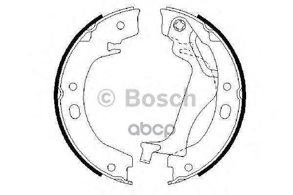 Колодки тормозные барабанные 0986487713 Bosch арт. 0986487713
