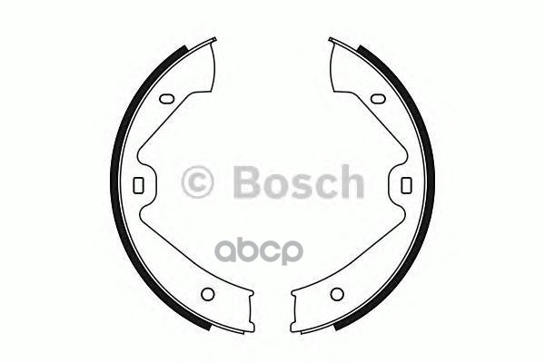 Колодки тормозные барабанные PORSCHE: CAYENNE 10- Bosch арт. 0986487755