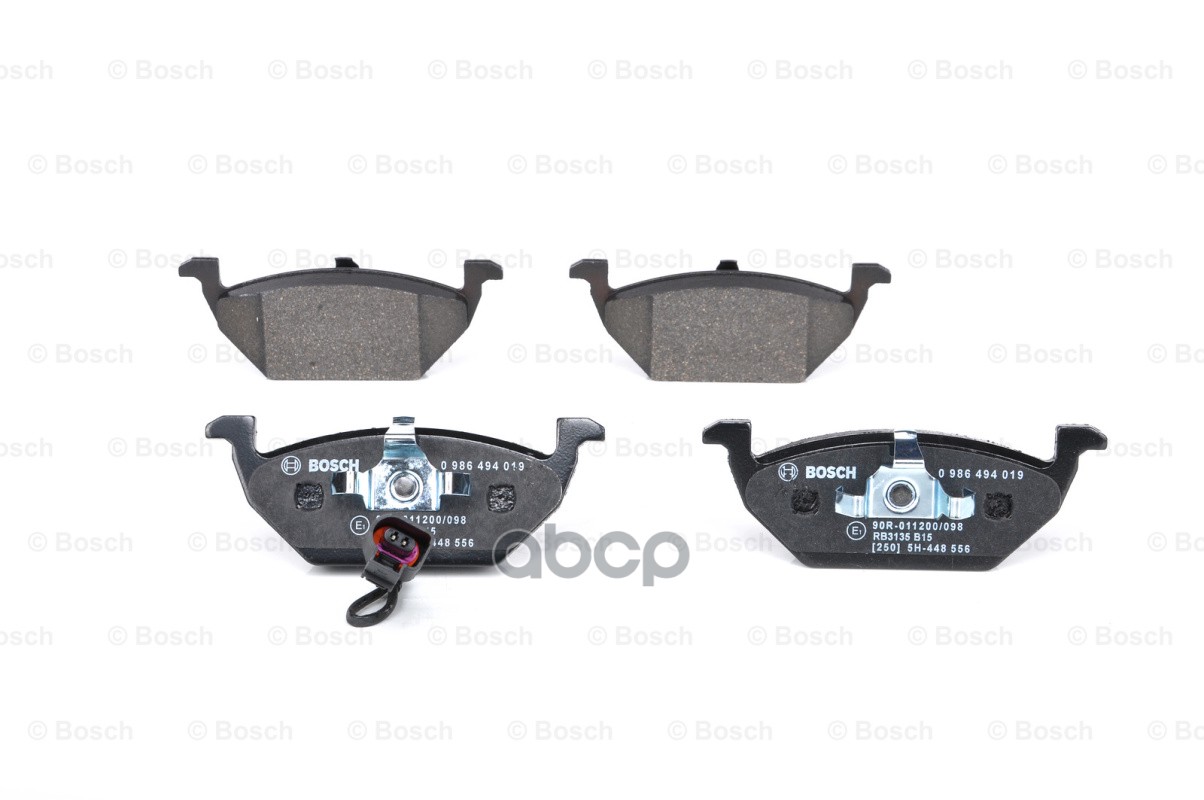 Колодки тормозные передние BOSCH 0 986 494 019 Bosch арт. 0 986 494 019