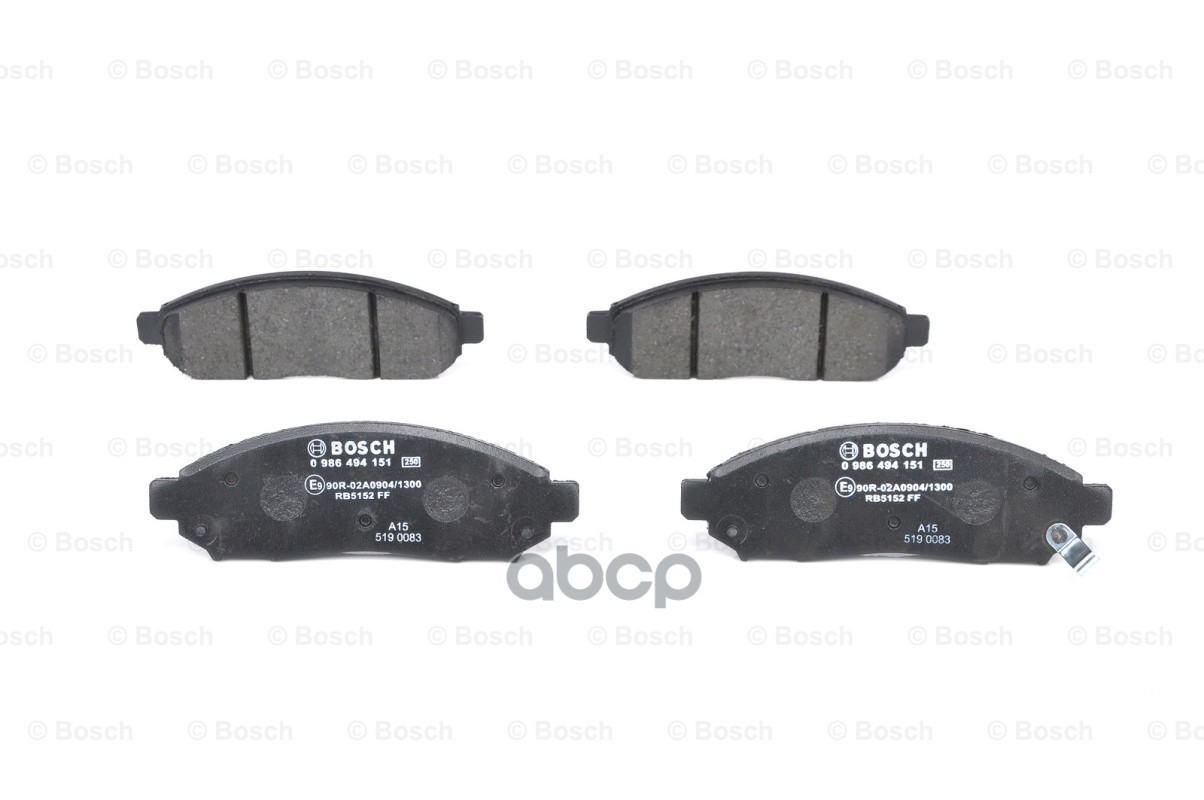 Колодки торм диск Nissan Pathfinder  Navara Bosch арт. 0986494151