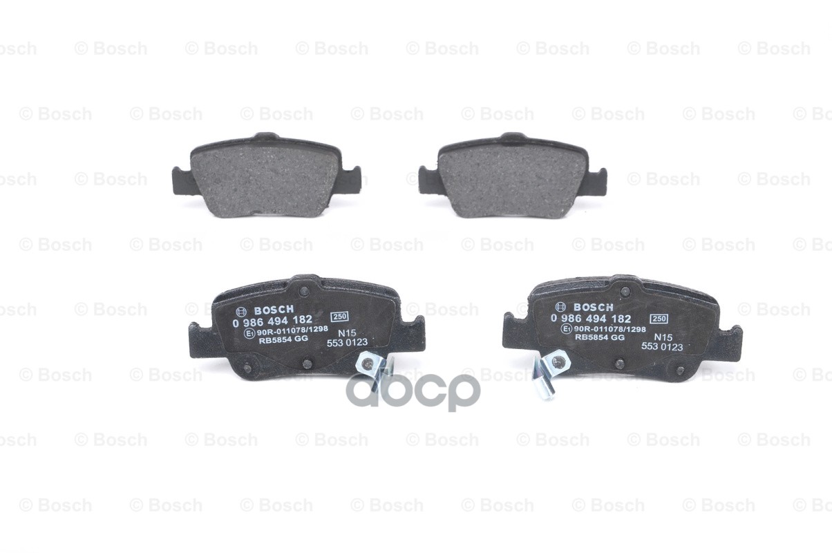Колодки торм задн диск к-т Bosch арт. 0986494182