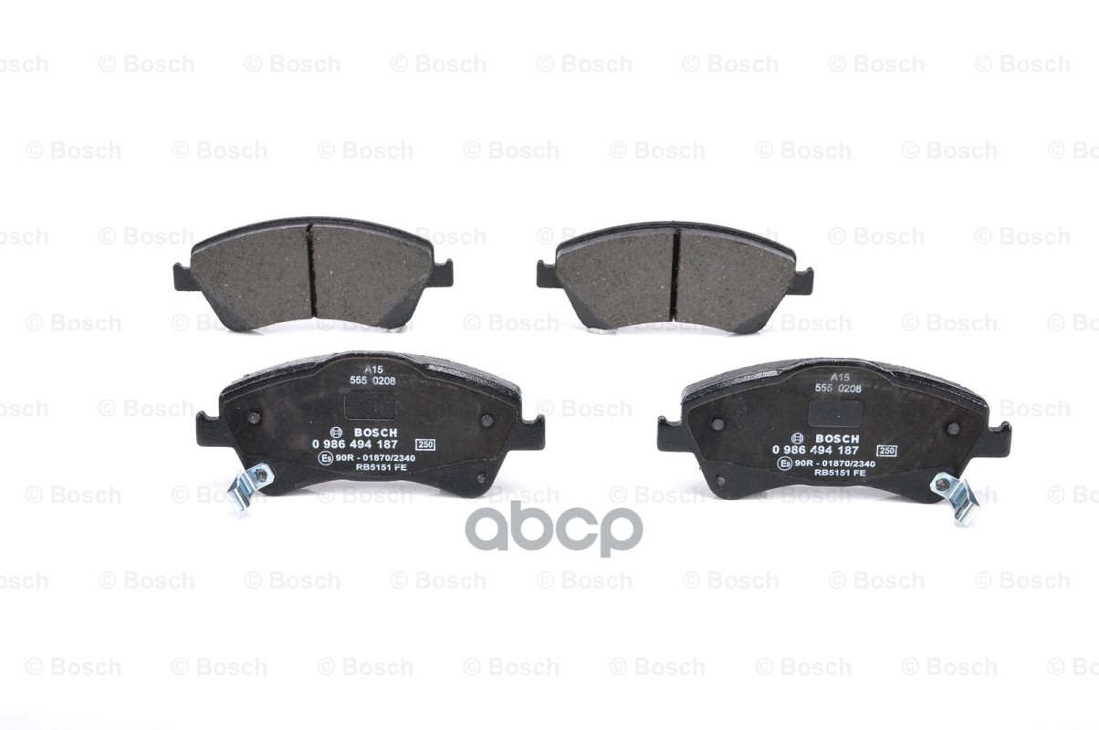 Колодки Тормозные Дисковые | Перед | Bosch арт. 0986494187