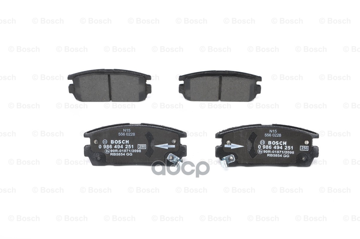 Колодки Тормозные Дисковые Зад Bosch арт. 0986494251