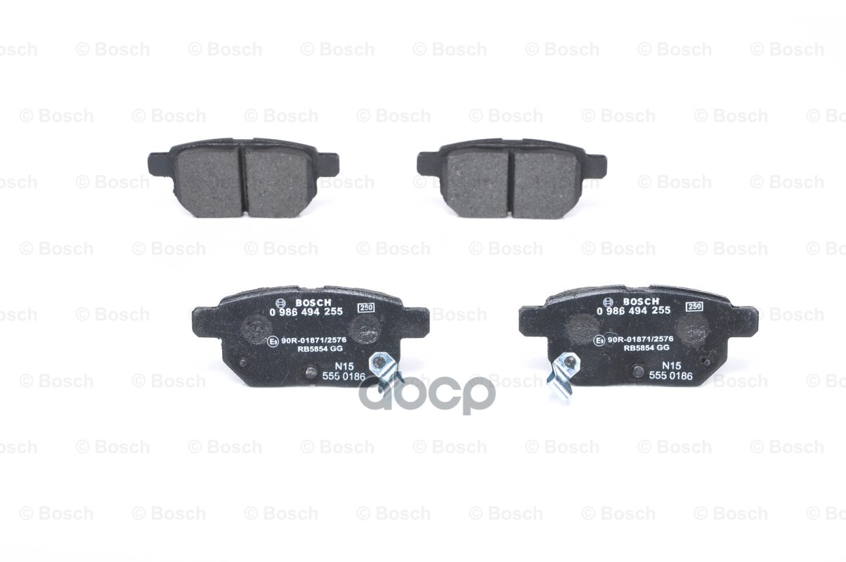 Колодки тормозные дисковые зад Bosch арт. 0986494255