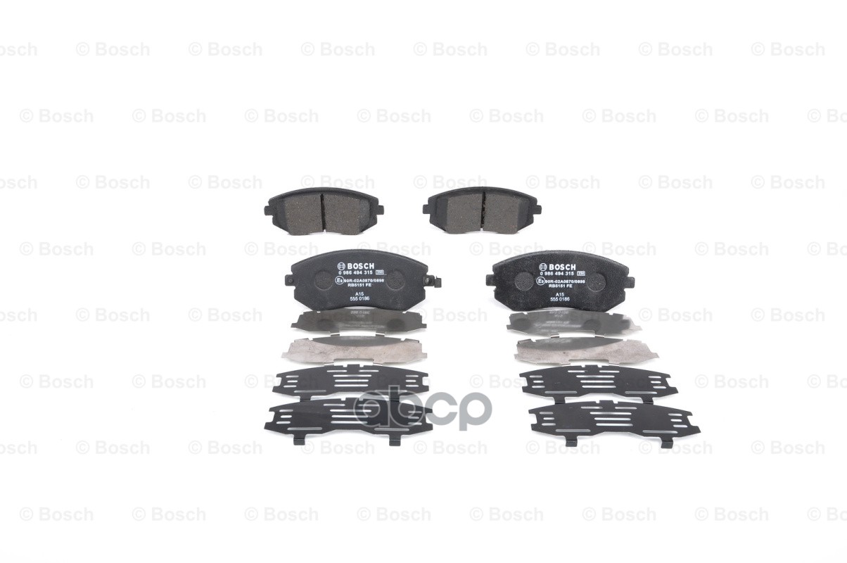 Колодки тормозные дисковые перед Bosch арт. 0986494315