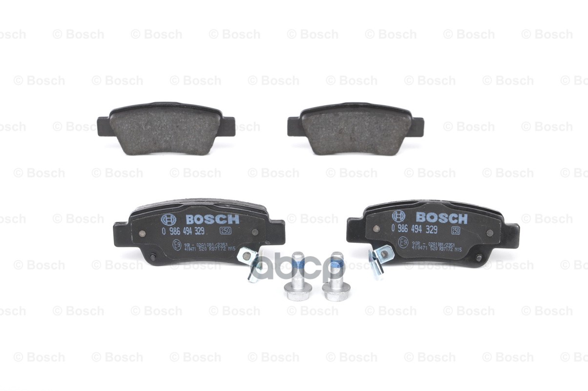 Колодки тормозные задние BOSCH 0 986 494 329 Bosch арт. 0 986 494 329