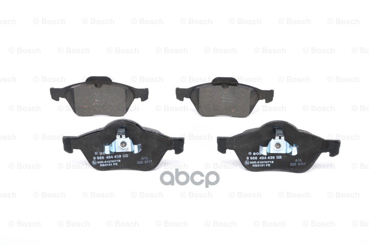 Колодки тормозные дисковые перед Bosch арт. 0986494439