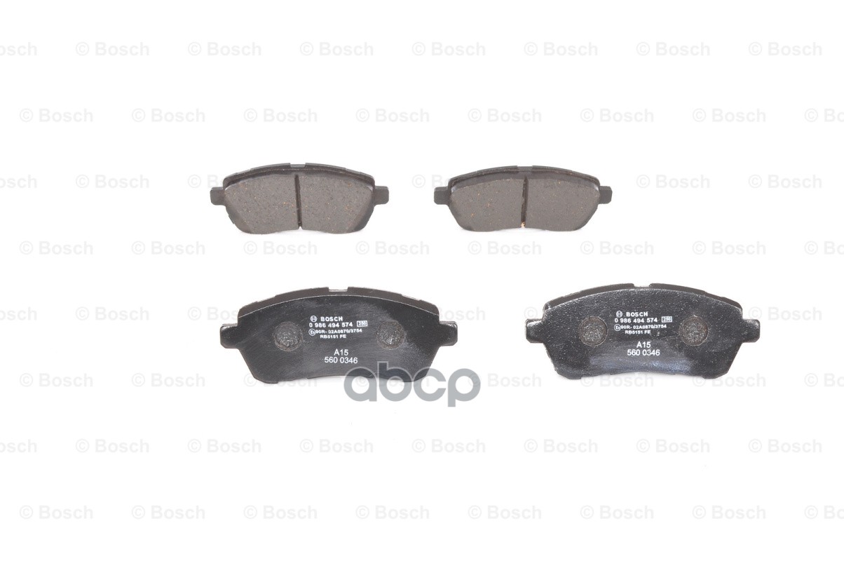 Колодки Тормозные Дисковые | Перед | Bosch арт. 0986494574