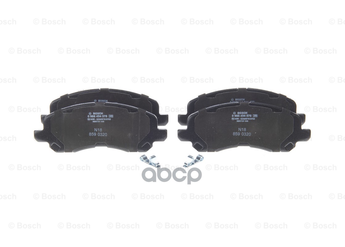 Колодки Тормозные Дисковые | Перед | Bosch арт. 0986494575