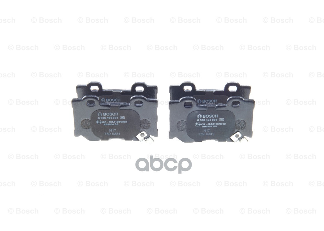 Колодки Тормозные Дисковые 370 Z, Fx, G, M, Q50, Q60, Q70, Qx70 Bosch арт. 0986494863