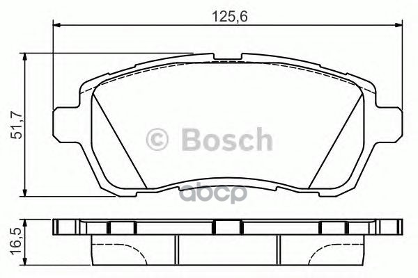 Колодки Тормозные Дисковые Premium 2, Передн, Ford Fiesta 1.25I 08, Fiesta 1.4 Tdci 08, Fiesta 1.4I 08 Mazda 2 07 Bosch 09864...