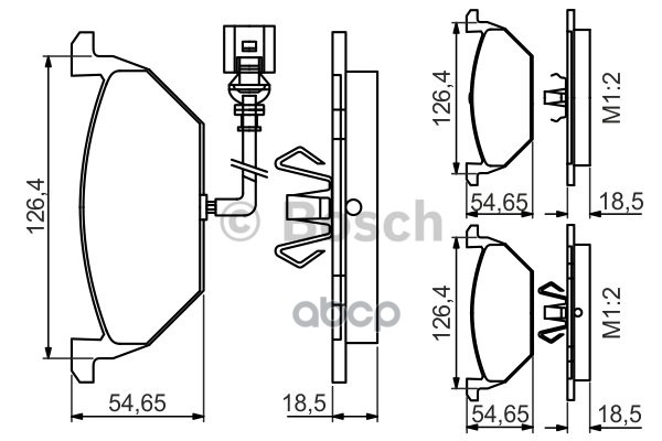 Колодки тормозные Bosch арт. 0986495213