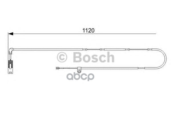 Датчик Износа Торм Колодок Bosch арт. 1987473010